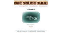 Desktop Screenshot of livingwithmagick.com